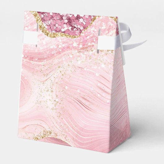 ピンク金ゴールドグリッターティアラアガテ15thキンセアニラ フェイバーボックス (裏面サイド)