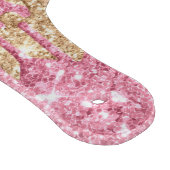 ピンク金ゴールドグリッターフェイク滴下エポキシ樹脂  カッティングボード (角)