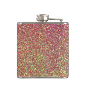 ピンク金ゴールドグリッターフェイク箔 フラスク (裏面)