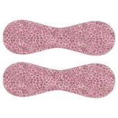 ピンク金ゴールドグリッターレオパードプリント ソフトボール (パネル)