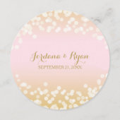 ピンク金ゴールドスパークルラウンドメニューffe3ea メニュー (裏面)