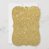 ピンク金ゴールドスワンプリンセス誕生日サンキューカード サンキューカード (裏面)