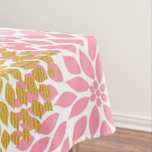 ピンク金ゴールドダリアフローラテーブルクロス テーブルクロス (インサイチュ)
