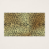 ピンク金ゴールドチーテプリント美しいブティックつるラベル (裏面)