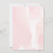 ピンク金ゴールドハローワールドベビーガール発表 (裏面)