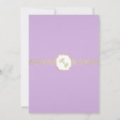 ピンク金ゴールドバタフライ結婚式 プログラム (裏面)