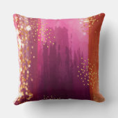 ピンク金ゴールドパイナップルグリッター クッション (裏面)