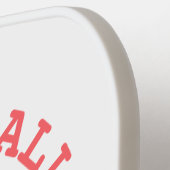 ピンク金ゴールドピックボールプリンセスクラウン ピックルボールラケット (左詳細)