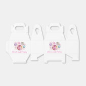 ピンク金ゴールドファーストトリップザのまわりにサンガールズ誕生日 フェイバーボックス (折り畳みなし)