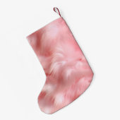 ピンク金ゴールドファースパークルグラムユニコーンライト スモールクリスマスストッキング (裏面 (吊り時))