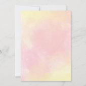 ピンク金ゴールドフローライースターエッグ狩り&ブランチバニー 招待状 (裏面)