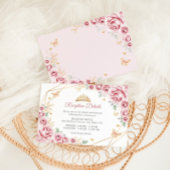 ピンク金ゴールドフローラキンセアニェラ詳細 エンクロージャーカード