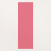 ピンク金ゴールドブラックヒョウの斑点プリント モノグラムの ヨガマット (裏面)