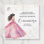 ピンク金ゴールドプリンセスキンセアニラ フェイバータグ (正面)