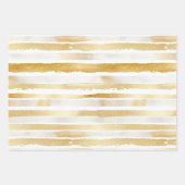 ピンク金ゴールドホワイトクリームハートカップケーキ誕生日 ラッピングペーパーシート (正面3)