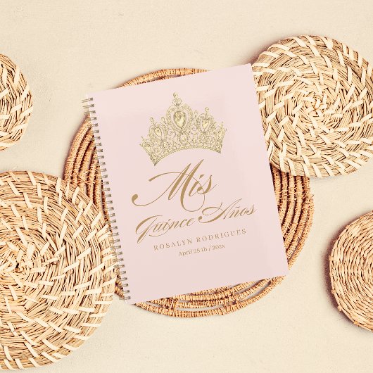 ピンク金ゴールドミクリンスアノス プランナー手帳