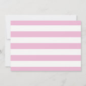 ピンク金ゴールドランジェリーシャワーストライプ招待状 招待状 (裏面)