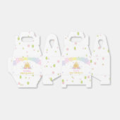 ピンク金ゴールド城プリンセス誕生日お気に入りボックス フェイバーボックス (折り畳みなし)