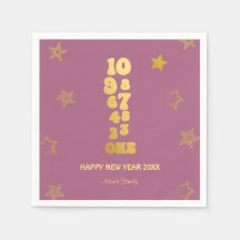 ピンク金ゴールド新年イブパーティー