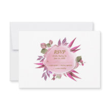 ピンク金ゴールド水色フローラエレガモダンントウェディング