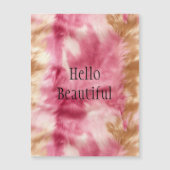 ピンク金ゴールド獣毛 (正面)