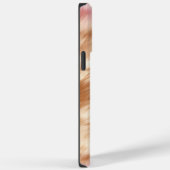 ピンク金ゴールド獣毛 Case-Mate iPhoneケース (裏面 / 右)