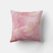 ピンク金ゴールド童話プリンセスクラウンバースデーパーティー クッション (裏面)