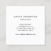 ピンク金ゴールド美しいサロンお客様ロイヤリティ6パンチ ロイヤリティカード (裏面)