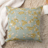 ピンク金ゴールド装飾用クッション クッション (ブランケット)