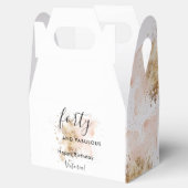 ピンク金ゴールド40歳の誕生日と素敵な名前 フェイバーボックス (オープン)