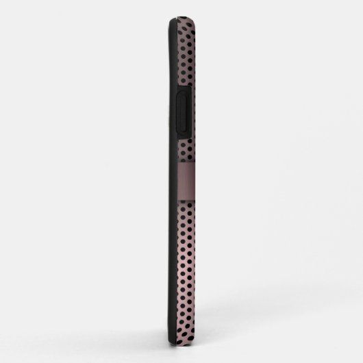 ピンク金属 Case-Mate iPhoneケース (裏面/右)