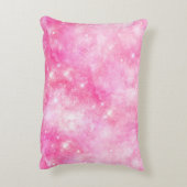ピンク銀河系宇宙 アクセントクッション (裏面(縦))