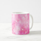 ピンク銀河系宇宙 コーヒーマグカップ (正面右)