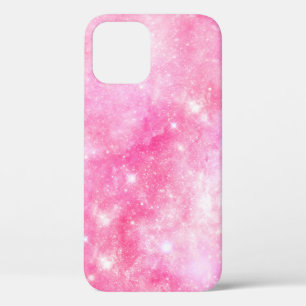 ピンク銀河系宇宙 iPhone 12ケース
