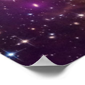 ピンク銀河系星雲の宇宙スーパーノバスターズナイト ポスター (角)