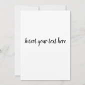 ピンク銀河系     招待状 (裏面)