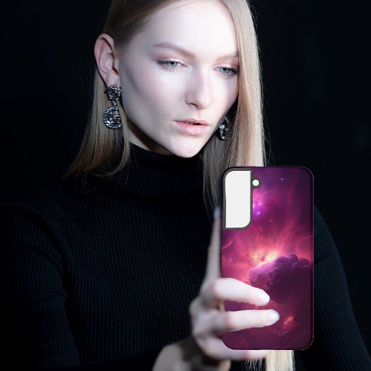 ピンク銀河系 SAMSUNG GALAXYケース