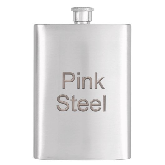 ピンク鋼ステンレス鋼フラスコ フラスク (正面)