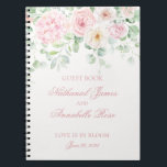 ピンク開花フローラアジサイ結婚ズゲストブック ノートブック<br><div class="desc">恋は開花。赤面ピンクのアジサイとクリーム花模様がシームレスに融合し、イベントにエレガンスのtouchをもたらすピンクのフローラパーティーデコールコレクションを紹介。繊細な水彩画の開花で飾られた作品は、大事な行事を魅了する穏やかな雰囲気を醸し出している。パステルピンクの花模様の時代を超越した美しいでお祝いを高め、今すぐ買い物をし、スタイルでイベント開花を楽しもう！</div>