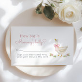 ピンク間抜けの弓鵞鳥の大きさはどのくらいのお腹 エンクロージャーカード