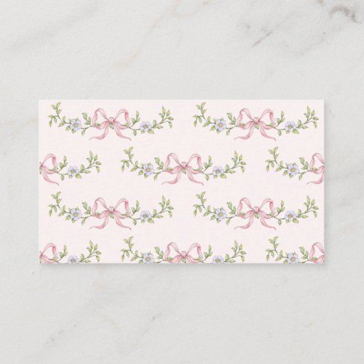 ピンク間抜けの弓鵞鳥の大きさはどのくらいのお腹 エンクロージャーカード (裏面)