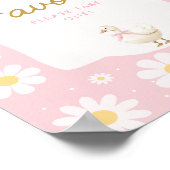 ピンク間抜けガチョウとデイジーの好意 ポスター (角)