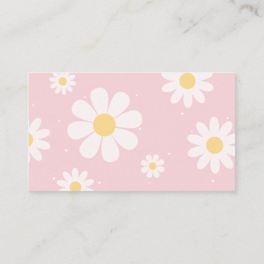 ピンク間抜けグースガースガールおむつラッフル エンクロージャーカード (裏面)