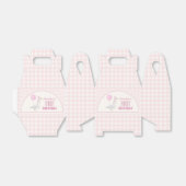 ピンク間抜けグースバルーンガール誕生日 フェイバーボックス (折り畳みなし)