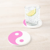 ピンク陰陽記号 コースター (側面)