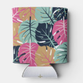 ピンク離れとブルーのトロピカルパーム | 飲料 缶クーラー (裏面)