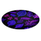 ピンク離れと紫の色合いのネオン カッティングボード (角)