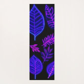 ピンク離れと紫の色合いのネオン ヨガマット (裏面)