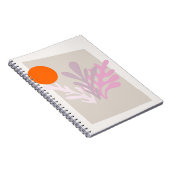 ピンク離れの抽象芸術とSun Notebook ノートブック (右側)