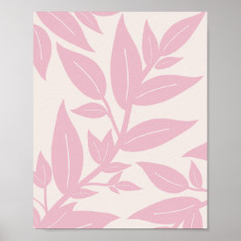 ピンク離れの植物学 ポスター